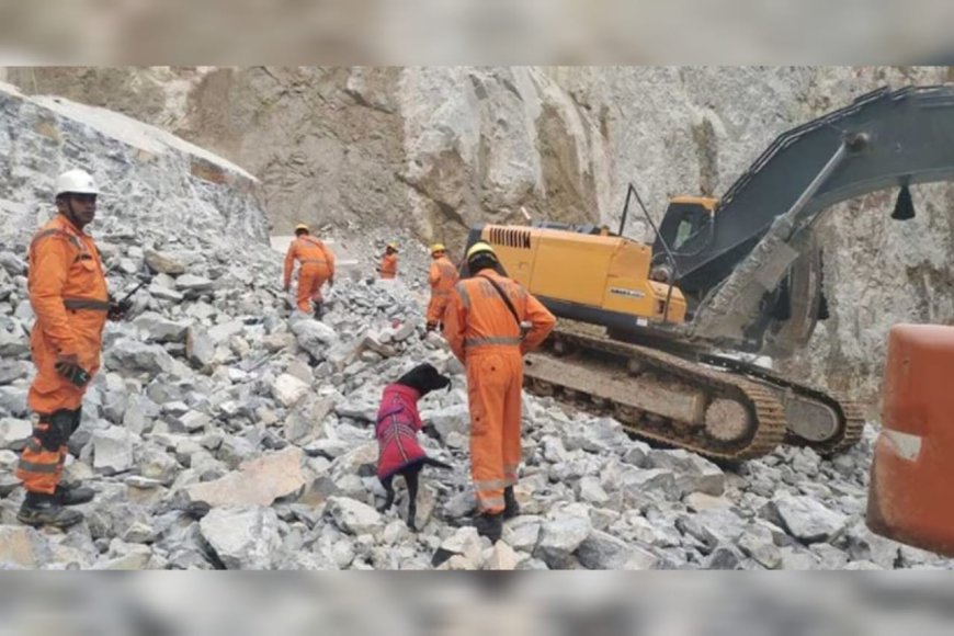 യു.പി. സോൻഭദ്രയിൽ ക്വാറി ദുരന്തം: രണ്ട് മരണം; 15 തൊഴിലാളികൾ കുടുങ്ങിക്കിടക്കുന്നു
