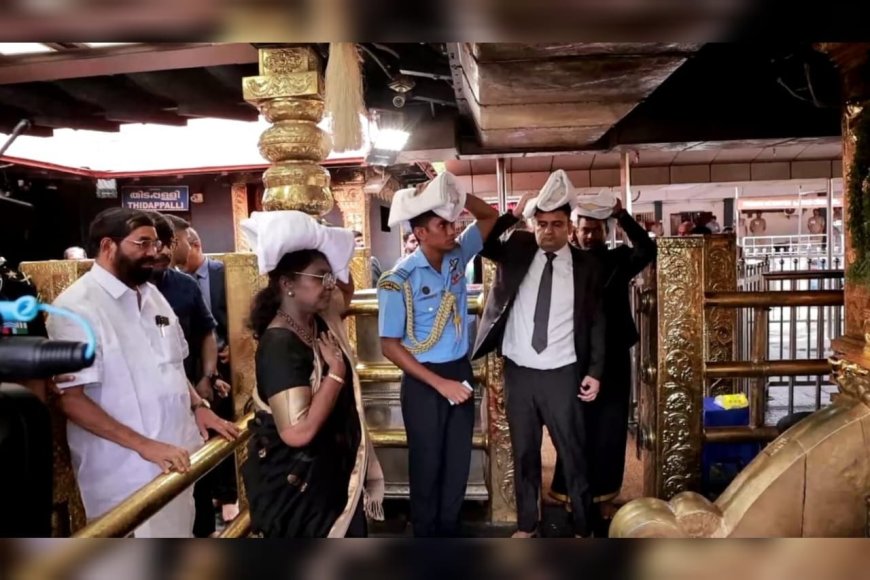 ശബരിമലയിൽ വൃശ്ചിക പുലരിയിലെ ആദ്യ നെയ്യഭിഷേകം രാഷ്ട്രപതിയുടെ പേരിൽ