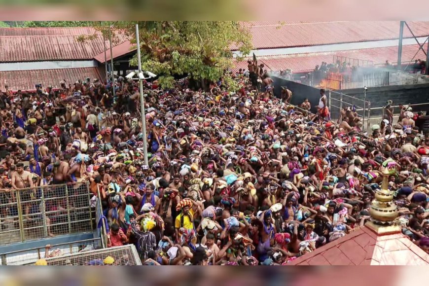 ശബരിമലയില്‍ ഇന്നും വന്‍ ഭക്തജനത്തിരക്ക്; ദർശനത്തിന് അവസരം പരമാവധി 75,000 പേർക്ക്