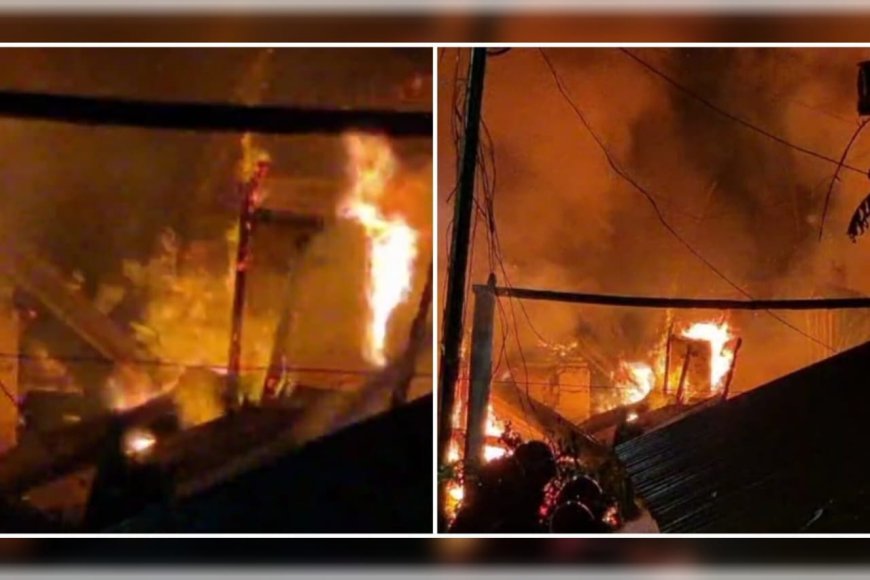 കൊല്ലത്ത് വന്‍ തീപിടിത്തം; നാല് വീടുകൾ കത്തിനശിച്ചു