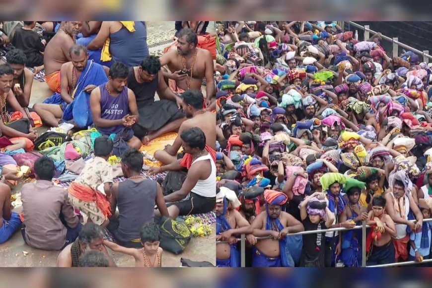 ശബരിമലയിൽ തിരക്ക് തുടരുന്നു: ഇന്നലെ 87,000-ത്തിലധികം ഭക്തർ ദർശനം നടത്തി, സ്പോട്ട് ബുക്കിംഗ് നിയന്ത്രിക്കും
