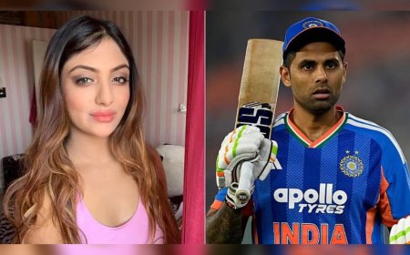 സൂര്യകുമാർ യാദവിനെതിരെ വിവാദ പരാമർശം; നടി ഖുഷി മുഖർജിക്കെതിരെ 100 കോടിയുടെ അപകീർത്തി കേസ്