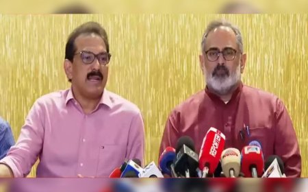 ട്വന്റി ട്വന്റി ബിജെപിയിൽ ചേർന്നു; രാജീവ് ചന്ദ്രശേഖറും സാബു എം ജേക്കബും കൂടിക്കാഴ്ച നടത്തി