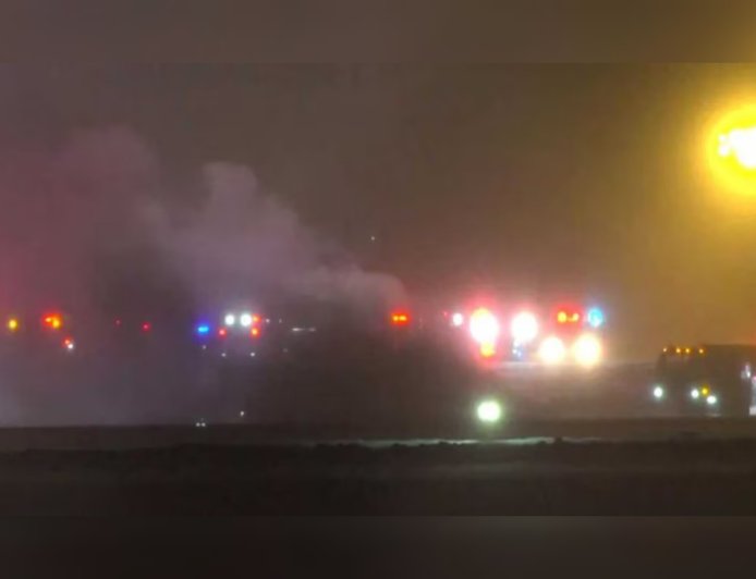 യു.എസിൽ സ്വകാര്യ ജെറ്റ് വിമാനം തകർന്നു വീണു; ഏഴു മരണം, വിമാനത്താവളം അടച്ചു