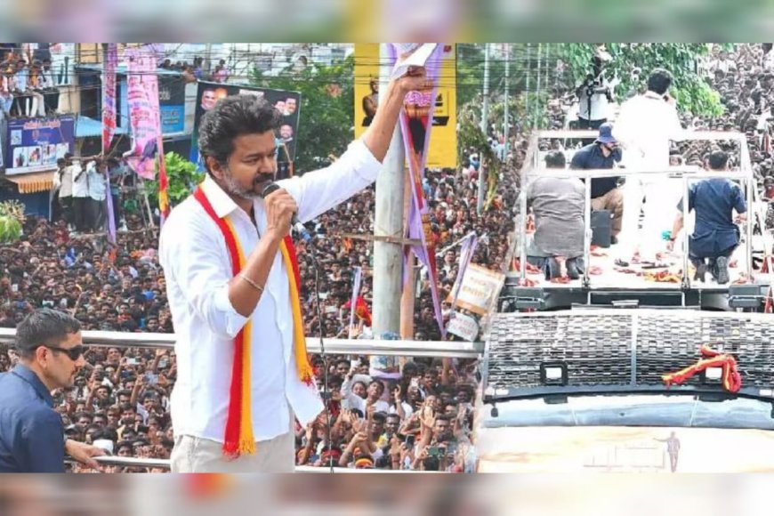 കരൂർ ദുരന്തം;  വിജയ്‌യുടെ  പ്രചാരണ വാഹനം പിടിച്ചെടുത്തു