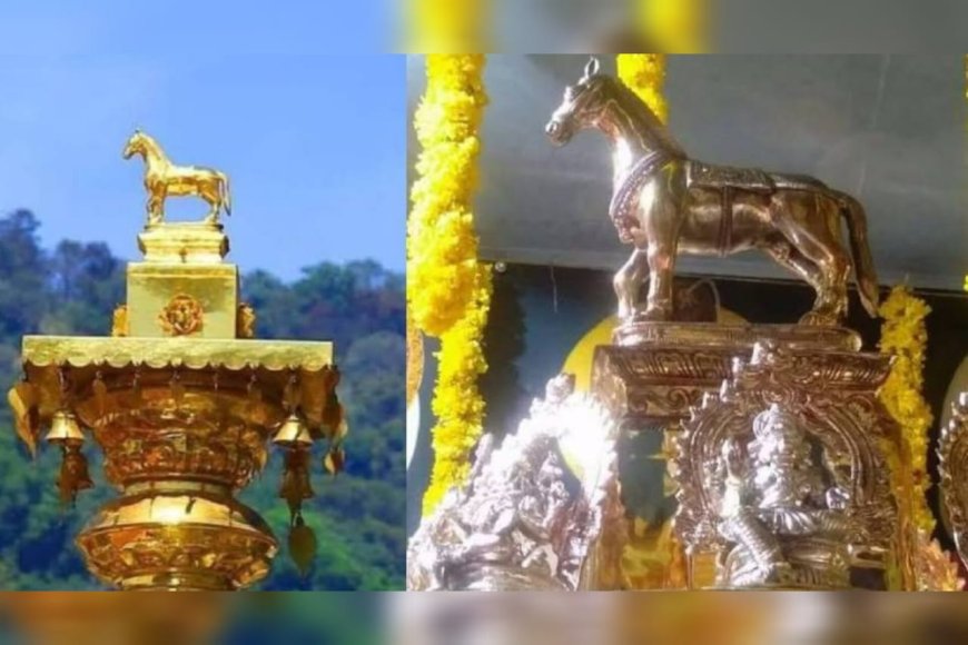 തന്ത്രിയുടെ വീട്ടിൽ നിന്ന് കണ്ടെത്തിയ വാജിവാഹനം കോടതിയിൽ ഹാജരാക്കി