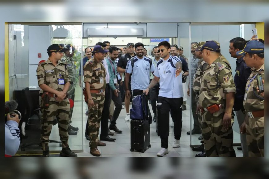 തിരുവനന്തപുരത്ത് ആവേശമായി സഞ്ജുവും സൂര്യയും; 'ചേട്ടനെ ശല്യം ചെയ്യരുത്', സഞ്ജുവിന് സുരക്ഷയൊരുക്കി സൂര്യകുമാർ യാദവ്