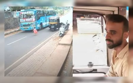 "അതൊരു ദൈവനിയോഗം, എന്റെ കൈകാലുകൾ വിറച്ചുപോയി"; കൊടിയത്തൂരിലെ കുരുന്നിനെ രക്ഷിച്ച ബസ് ഡ്രൈവർ 