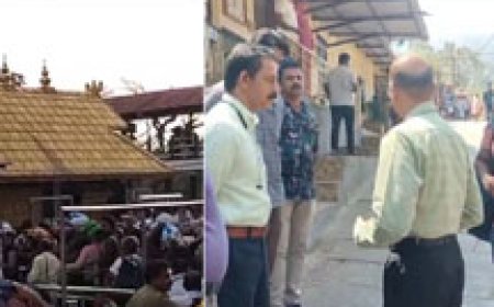 ശബരിമല സ്വർണക്കൊള്ള; സന്നിധാനത്ത് എസ്ഐടി പരിശോധന, സ്വർണ്ണപ്പാളികളുടെ സാമ്പിൾ ശേഖരിക്കുന്നു