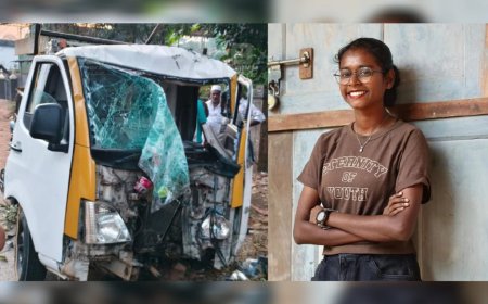 നാടൻപാട്ട് സംഘം സഞ്ചരിച്ചിരുന്ന വാൻ മരത്തിലിടിച്ച് അപകടം; യുവഗായിക ലക്ഷ്മിക്ക് ദാരുണാന്ത്യം