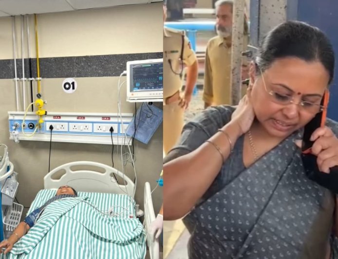 ആരോഗ്യമന്ത്രി ഐസിയുവിൽ; മുഖ്യമന്ത്രി എത്തി, ചലിപ്പിക്കാൻ കഴിയാത്ത അവസ്ഥയെന്ന് സഹപ്രവർത്തകർ