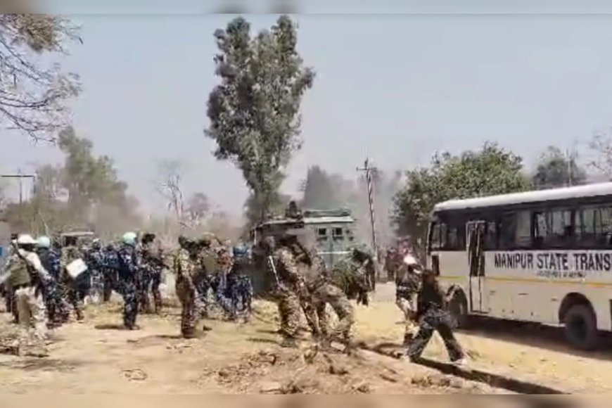 സംഘർഷഭരിതമായി മണിപ്പൂർ; പൊലീസിന് നേരെ പ്രതിഷേധക്കാരുടെ കല്ലേറ്