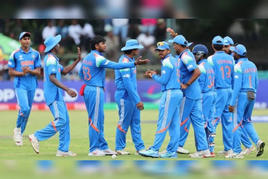 ഇംഗ്ലണ്ടിനെ തകർത്ത് ഇന്ത്യക്ക് ആറാം അണ്ടർ-19 ലോകകപ്പ്; വൈഭവ് സൂര്യവംശിക്ക് വെടിക്കെട്ട് സെഞ്ചുറി