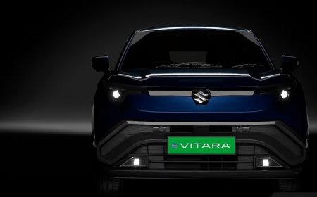 മാരുതിയുടെ ആദ്യ ഇലക്ട്രിക് കാർ 'ഇ വിറ്റാര' വിപണിയിൽ; ഒറ്റ ചാർജിൽ 543 കി.മീറ്റർ വരെ റേഞ്ച്