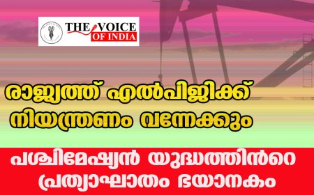 രാജ്യത്ത് എൽപിജിക്ക് നിയന്ത്രണം വന്നേക്കും; പശ്ചിമേഷ്യൻ യുദ്ധത്തിൻറെ പ്രത്യാഘാതം ഭയാനകം