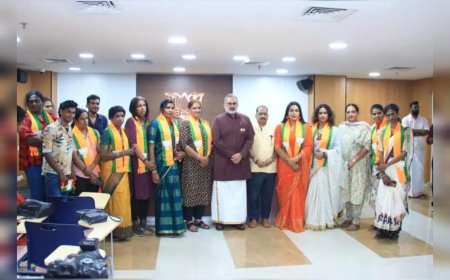 സീമ വിനീത് ഉൾപ്പെടെ 16 ട്രാൻസ്‌ജെൻഡർമാർ ബി.ജെ.പിയിൽ