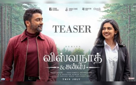 സൂര്യയും മമിതയും ഒന്നിക്കുന്ന 'വിശ്വനാഥ് ആന്റ് സൺസ്' ടീസർ പുറത്ത്; വെങ്കി അറ്റ്‌ലൂരി ചിത്രത്തിൽ തകർപ്പൻ പ്രണയകഥ