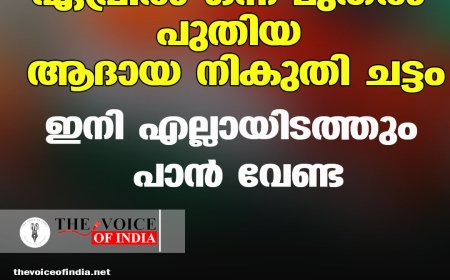 ഏപ്രില്‍ ഒന്ന് മുതല്‍ പുതിയ ആദായ നികുതി ചട്ടം; ഇനി എല്ലായിടത്തും പാന്‍ വേണ്ട