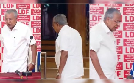മുഖ്യമന്ത്രിയുടെ വാർത്താസമ്മേളനത്തിൽ നാടകീയ രംഗങ്ങൾ; മാധ്യമപ്രവര്‍ത്തകരോട് 'ചോദിക്കാനുള്ളത് ചോദിക്കണം' എന്ന് പിണറായി വിജയൻ