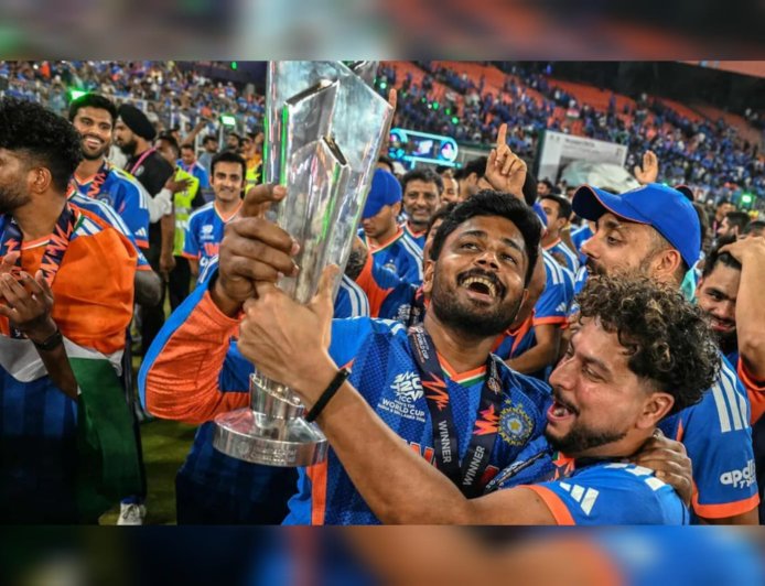 'സഞ്ജു കേരളത്തിന്‍റെ പുത്രന്‍', സംസ്ഥാന സർക്കാരിന്‍റെ ആദരം; തിരുവനന്തപുരത്ത് ഉജ്ജ്വല സ്വീകരണം നൽകും