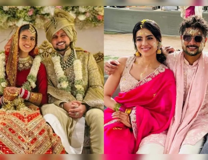 കുൽദീപ് യാദവ് വിവാഹിതനായി; വധു ബാല്യകാല സുഹൃത്ത് വൻഷിക ഛദ്ദ; ആശംസകളുമായി ക്രിക്കറ്റ് ലോകം
