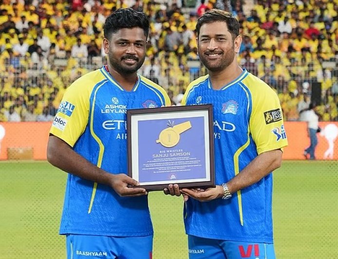 "മാക്‌സിമം സിക്‌സടിക്കണം, തട്രോം തൂക്കറോം"; മഞ്ഞ ജേഴ്‌സിയിൽ സഞ്ജു സാംസൺ