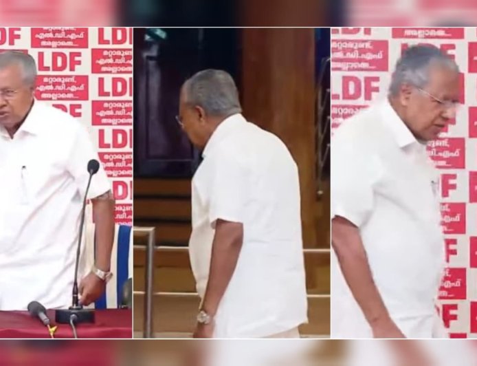 മുഖ്യമന്ത്രിയുടെ വാർത്താസമ്മേളനത്തിൽ നാടകീയ രംഗങ്ങൾ; മാധ്യമപ്രവര്‍ത്തകരോട് 'ചോദിക്കാനുള്ളത് ചോദിക്കണം' എന്ന് പിണറായി വിജയൻ