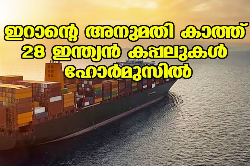 ഇറാന്റെ അനുമതി കാത്ത് 28 ഇന്ത്യന്‍ കപ്പലുകള്‍ ഹോര്‍മുസില്‍