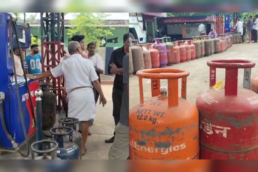 കൊണ്ടോട്ടിയിൽ ഓട്ടോ എൽപിജി സ്റ്റേഷനിൽ നിന്ന് പാചകവാതക സിലിണ്ടറുകൾ നിറച്ചുനൽകി; ഒന്നിന് 2000 രൂപ