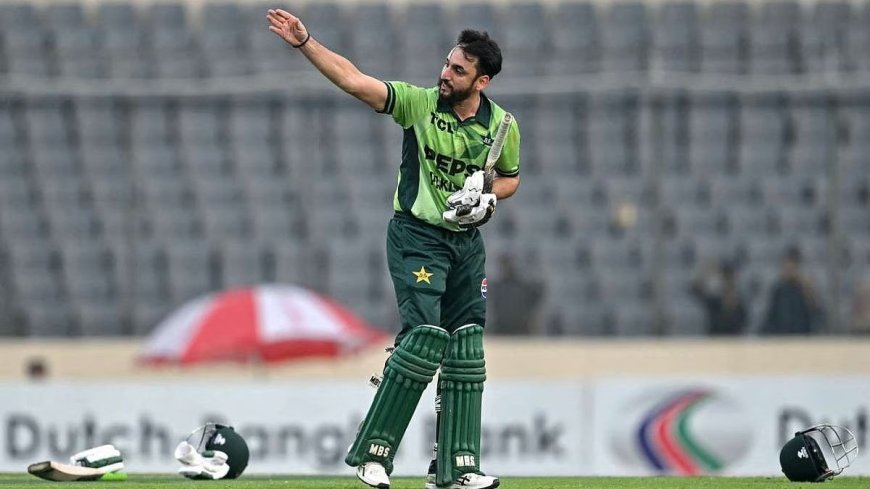 സൽമാൻ ആഘയ്ക്ക് ഐസിസിയുടെ ശിക്ഷാ നടപടി; റണ്ണൗട്ട് വിവാദത്തിന് പിന്നാലെ ബാറ്റും ഗ്ലൗസും വലിച്ചെറിഞ്ഞു; ഡ്രസ്സിങ് റൂമിലും രോഷപ്രകടനം