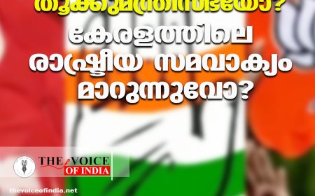 കേരളത്തില്‍ തൂക്കുമന്ത്രിസഭയോ? കേരളത്തിലെ രാഷ്ട്രീയ സമവാക്യം മാറുന്നുവോ?