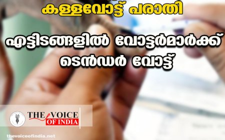 പാലക്കാട് ജില്ലയിൽ വ്യാപക കള്ളവോട്ട് പരാതി; എട്ടിടങ്ങളിൽ വോട്ടർമാർക്ക് ടെൻഡർ വോട്ട്