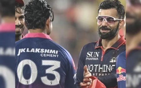 ഐപിഎല്ലിൽ വൈഭവ് സൂര്യവംശിയുടെ ബാറ്റിംഗ് വെടിക്കെട്ട്; കൗമാര വിസ്മയത്തെ അഭിനന്ദിച്ച് വിരാത് കോലി