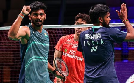 തോമസ് കപ്പിൽ ഇന്ത്യക്കു മിന്നും തുടക്കം; കാനഡയെ 4-1ന് തകർത്തു