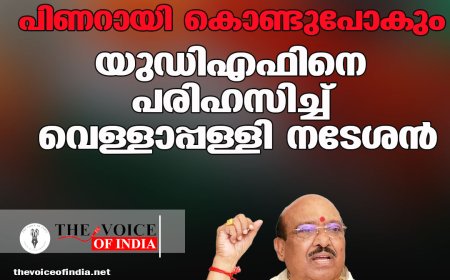 അവസാനം മാമ്പഴം പിണറായി കൊണ്ടുപോകും'; യുഡിഎഫിനെ പരിഹസിച്ച് വെള്ളാപ്പള്ളി നടേശൻ