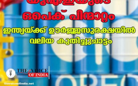 യുഎഇയുടെ ഒപെക് പിന്മാറ്റം: ഇന്ത്യയ്ക്ക് ഊർജ്ജസുരക്ഷയിൽ വലിയ കുതിച്ചുചാട്ടം