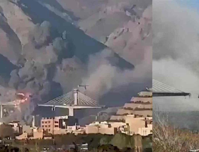 ഇറാനിലെ കൂറ്റൻ പാലം തകർത്ത് യു.എസ് വ്യോമാക്രമണം; എട്ടു മരണം; 95 ഓളം പേർക്ക് പരിക്ക്