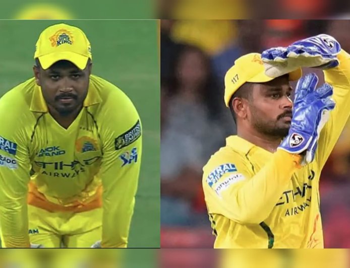 സഞ്ജുവിന്റെ 'ഡിആർഎസ്' മാജിക്; അഭിഷേക് ശർമയെ പുറത്താക്കി ചെന്നൈ; ക്യാപ്റ്റനെ നിർബന്ധിച്ച് റിവ്യൂ എടുപ്പിച്ചു; കൈയ്യടി