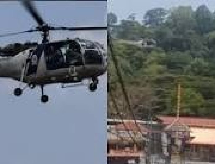 സന്നിധാനത്തിന് മുകളിലൂടെ ഹെലികോപ്റ്റർ താഴ്ന്നു പറന്നു; കോസ്റ്റ് ഗാര്‍ഡിന്‍റെ പ്രതികരണം ഇങ്ങനെ