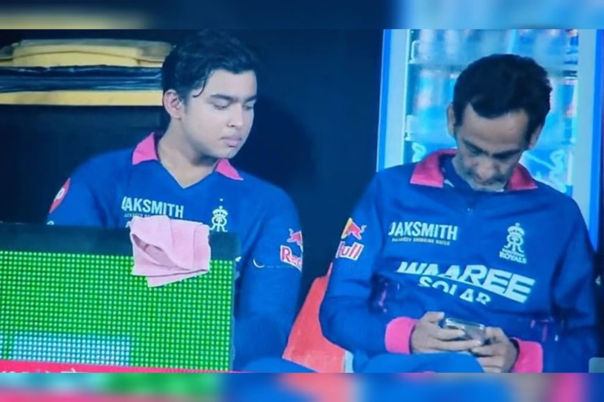 ഡഗൗട്ടിലിരുന്ന് ഫോൺ ഉപയോഗിച്ചു; രാജസ്ഥാൻ റോയൽസ് മാനേജർ വിവാദത്തിൽ; ബിസിസിഐ ചട്ടങ്ങൾ ലംഘിച്ചതായി ആരോപണം