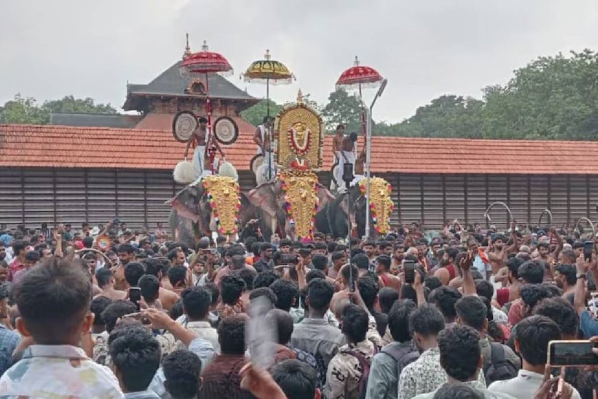 വേദനകൾ ഉള്ളിലൊതുക്കി തൃശൂർ പൂരം; കണിമംഗലം ശാസ്താവ് വടക്കുന്നാഥനിലെത്തി, പൂരനഗരി ആവേശക്കടലിൽ