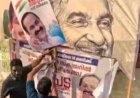 ഉമ്മൻ ചാണ്ടിയുടെ ഫ്ലക്സ് നശിപ്പിച്ചു; കോൺഗ്രസിൽ അതൃപ്തി പുകയുന്നു, ഹൈക്കമാൻഡിന് റിപ്പോർട്ട് കൈമാറി