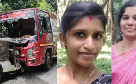 കുടജാദ്രിയിൽ നിന്നും മടങ്ങിയ മലയാളി സംഘത്തിന്റെ ജീപ്പ് ലോറിയിലിടിച്ചു; രണ്ട് പേർക്ക് ദാരുണാന്ത്യം"