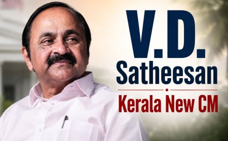 'കേരള രാഷ്ട്രീയത്തിൽ പുതിയ അധ്യായം'; വി.ഡി. സതീശൻ മുഖ്യമന്ത്രിയായി അധികാരമേറ്റു