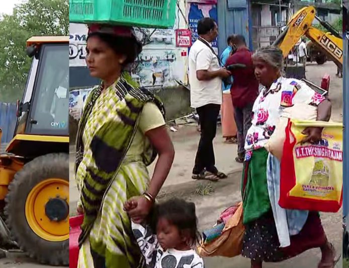 പൂപ്പാറയിൽ പന്നിയാർ പുഴ കയ്യേറ്റം ഒഴിപ്പിക്കുന്നു; ക്ഷേത്രവും പള്ളിയും ഉൾപ്പെടെയുള്ള കെട്ടിടങ്ങൾ പൊളിച്ചുനീക്കിത്തുടങ്ങി