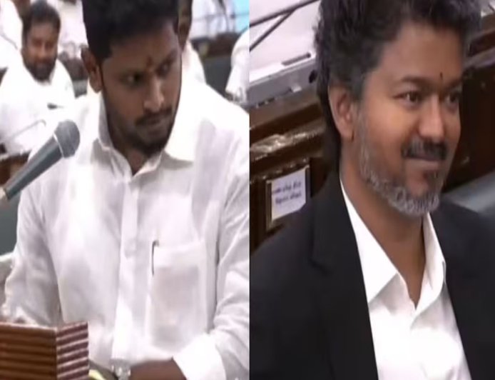 ഡ്രൈവറുടെ മകൻ എംഎൽഎയായി; 'അണ്ണാ ഞാൻ ഒപ്പിടട്ടേ' എന്ന് വിജയ്‌യോട് അനുവാദം ചോദിച്ച് ശബരീനാഥൻ