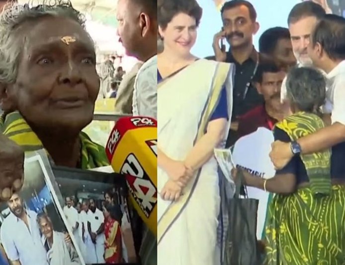 പ്രളയക്യാമ്പിൽനിന്ന് മുഖ്യമന്ത്രിയുടെ നെഞ്ചിലേക്ക്; സത്യപ്രതിജ്ഞാ വേദിയിലെ കണ്ണീർക്കടലായി അമ്മാളു അമ്മ! രാഹുലും പ്രിയങ്കയും ചേർത്തുപിടിച്ച അപൂർവ്വ സ്നേഹക്കാഴ്ച
