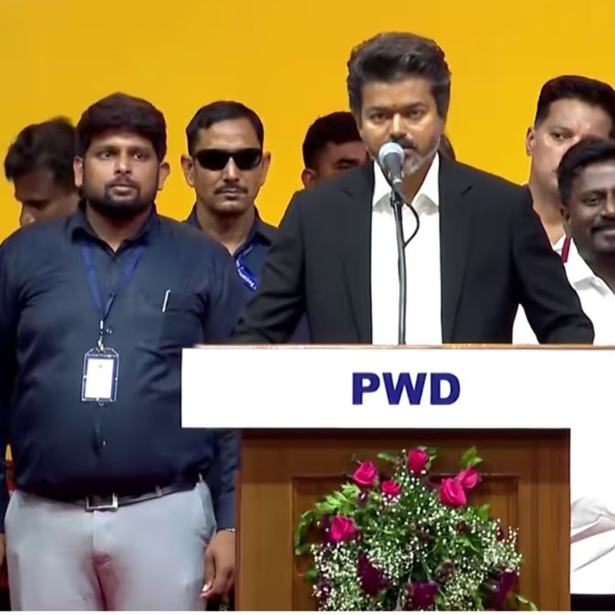 തമിഴ്നാടിന്റെ നായകനായി വിജയ്; പുത്തൻ മന്ത്രിസഭ അധികാരമേറ്റു