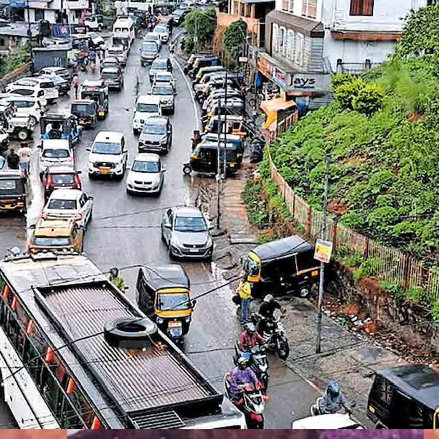 സഞ്ചാരികളുടെ തിരക്കിൽ വീർപ്പുമുട്ടി മൂന്നാർ; കിലോമീറ്ററുകളോളം ഗതാഗതക്കുരുക്ക്, നിയന്ത്രണങ്ങൾ വിഫലം