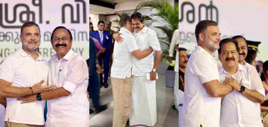 പുതിയ വി.ഡി. സതീശൻ മന്ത്രിസഭയ്ക്ക് ആശംസകളുമായി രാഹുൽ